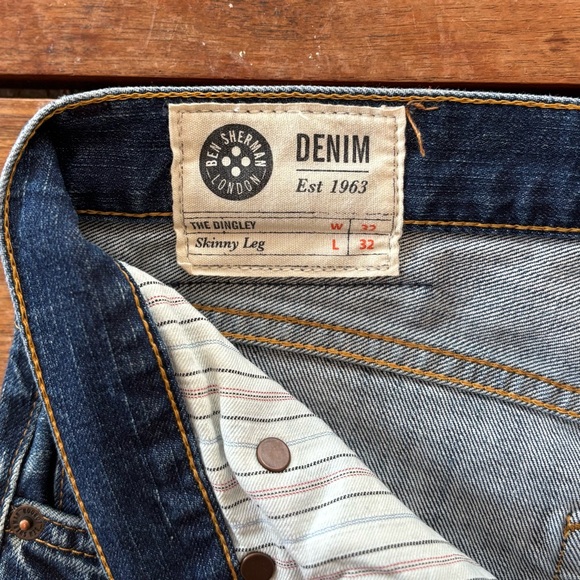 Ben Sherman Men’s Jeans 32 x 32 The Dingley Skinny Leg - Picture 7 of 10